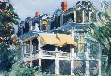 エドワード・ホッパー Painting - マンサード屋根 1923年 エドワード・ホッパー